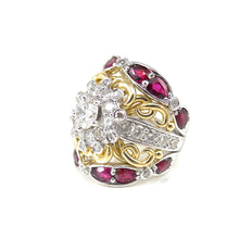 Load image into Gallery viewer, Diamond and Ruby Dream Ring