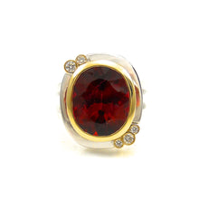 Load image into Gallery viewer, Raspberry Rubelite Tourmaline Ring