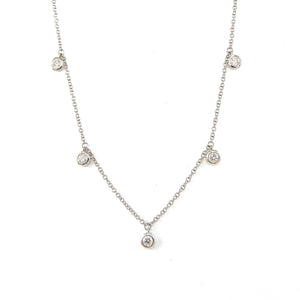Diamond drop Necklace