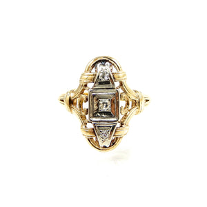 Vintage Three Stone Diamond Ring for Sale