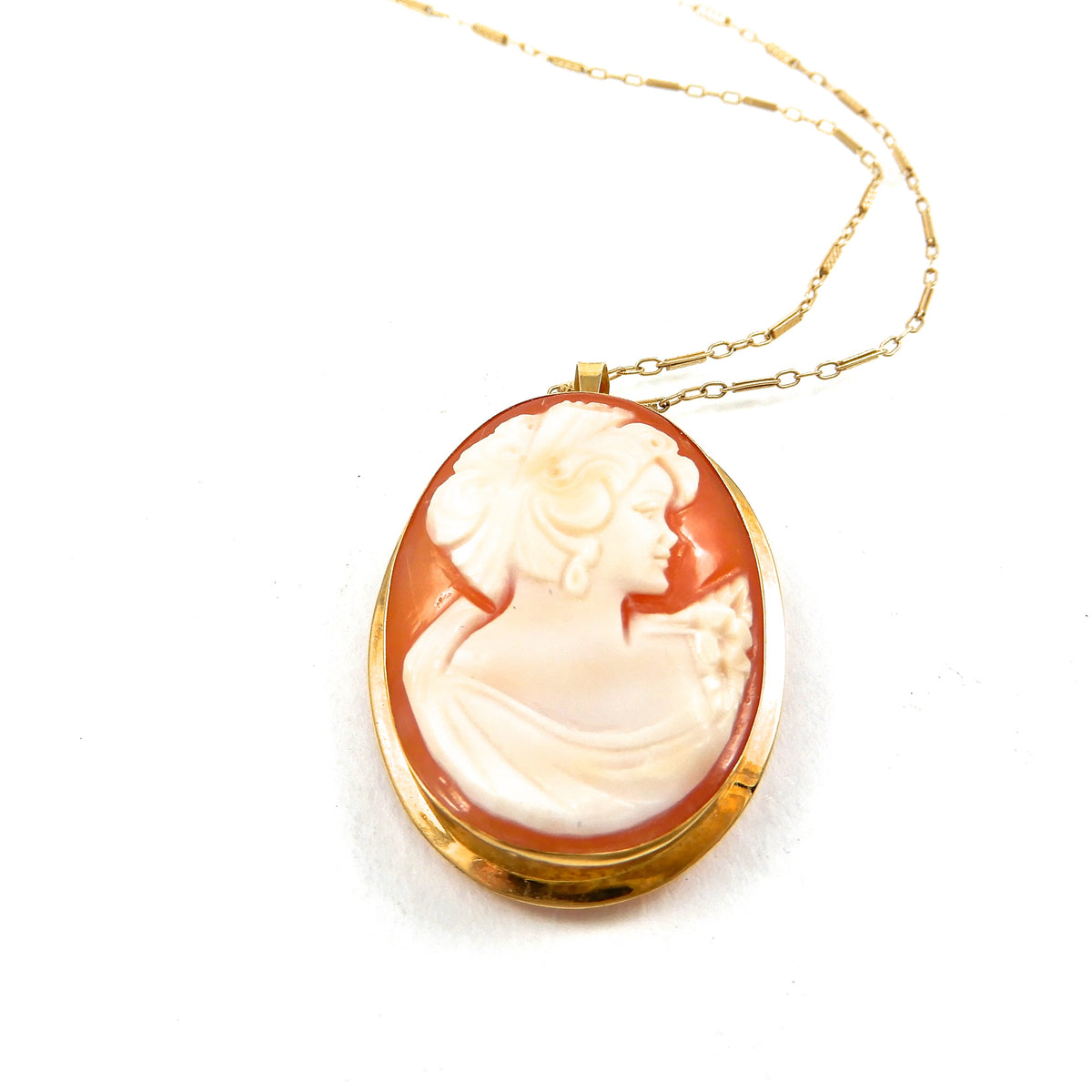 Trifari sales cameo necklace