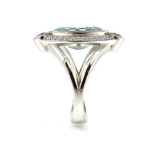 Load image into Gallery viewer, Glow Aquamarine, Sapphire &amp; Diamond Ring