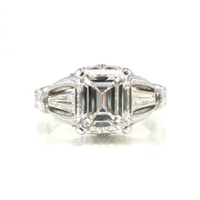 Load image into Gallery viewer, custom antique style engagement ring
