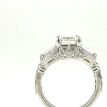 Load image into Gallery viewer, Emerald-Cut Diamond Engagement Ring