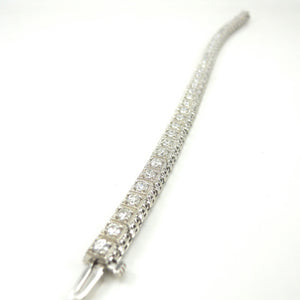 Filigree Diamond Tennis Bracelet