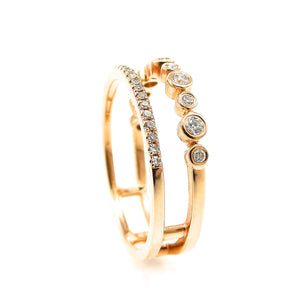 Diamond Double Ring