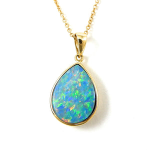 Teardrop Opal Pendant