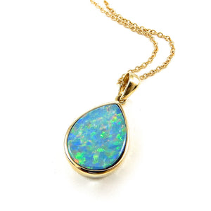 Teardrop Opal Pendant