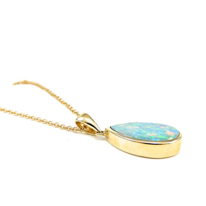 Teardrop Opal Pendant