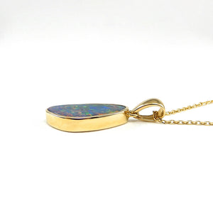 Freeform Opal Bezel Pendant