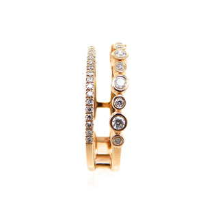 Diamond Double Ring