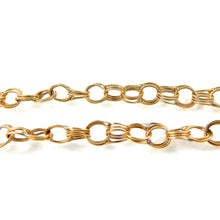 Load image into Gallery viewer, Estate Triple Ring Charm Bracelet