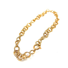 Load image into Gallery viewer, Estate Triple Ring Charm Bracelet