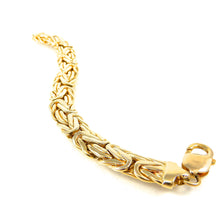 Load image into Gallery viewer, Estate Flat Byzantine Chain Bracelet