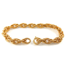 Load image into Gallery viewer, Estate Textured Oval Link Bracelet