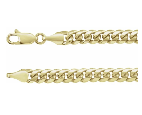 Yellow Gold Curb Chain