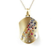 Load image into Gallery viewer, Confetti Collection Multi Colored Tag Necklace