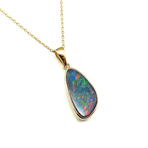 Freeform Opal Bezel Pendant