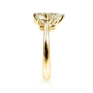 Pear Shaped Solitaire Engagement Ring
