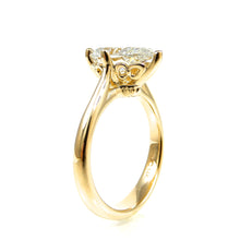 Load image into Gallery viewer, Pear Shaped Solitaire Engagement Ring