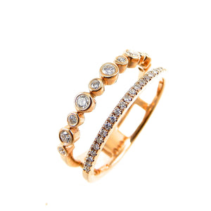 Diamond Double Ring