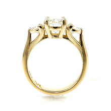 Load image into Gallery viewer, Round Three Stone Engagement Ring