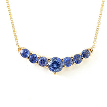 Load image into Gallery viewer, Tapered Sapphire Necklace