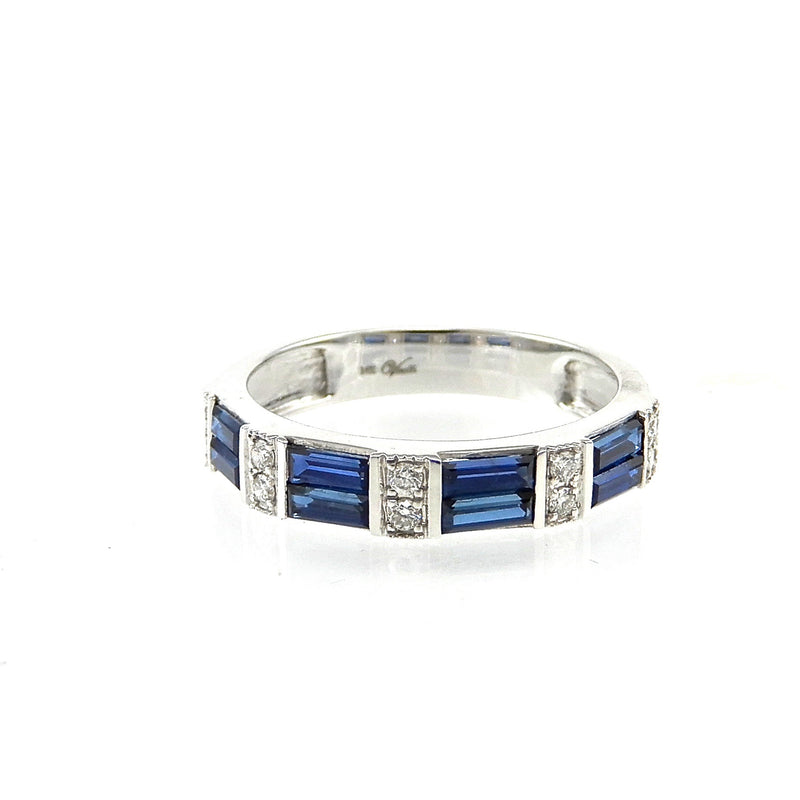 Sapphire and Diamond Band