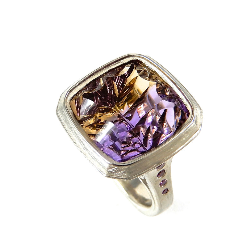 TK Anderson Mardi Gras Ametrine Ring
