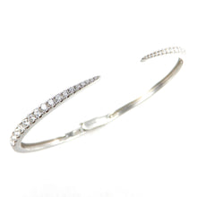 Load image into Gallery viewer, Tapered Diamond Hinge Bangle
