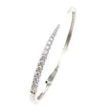 Load image into Gallery viewer, Tapered Diamond Hinge Bangle