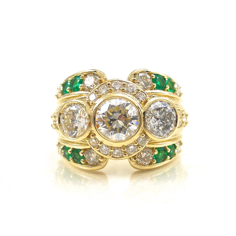 Emerald Accented Dream Ring