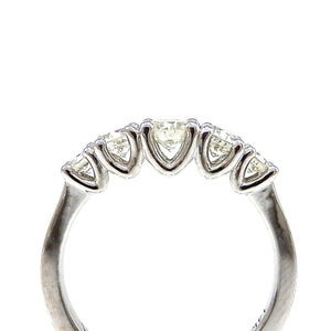 5 stone wedding band