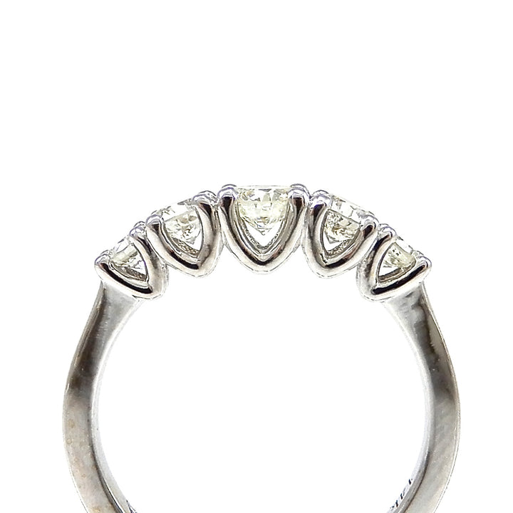 5 stone wedding band