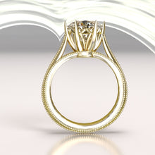 Load image into Gallery viewer, CUSTOM SOLITAIRE DIAMOND ENAGEMENT RING