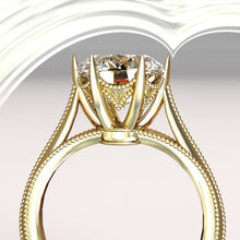 Load image into Gallery viewer, CUSTOM DESIGNED SOLITAIRE ENGAGEMENT RING