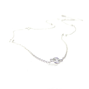 Diamond Bezel Necklace