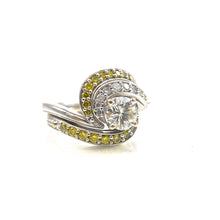 Load image into Gallery viewer, custom diamond wedding ring and wedding band set