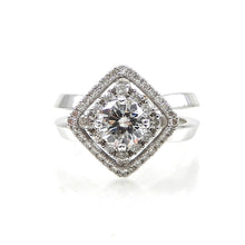 Load image into Gallery viewer, CUSTOM DIAMOND HALO ENGAGEMENT RING FOR SALE