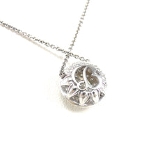 Load image into Gallery viewer, Diamond Slide Pendant with Double Halo