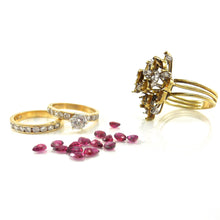 Load image into Gallery viewer, Diamond and Ruby Dream Ring