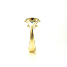 Load image into Gallery viewer, custom Aquamarine Ring in yellow gold setting