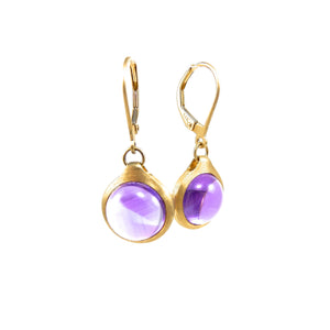 amethyst earrings 14k yellow-gold