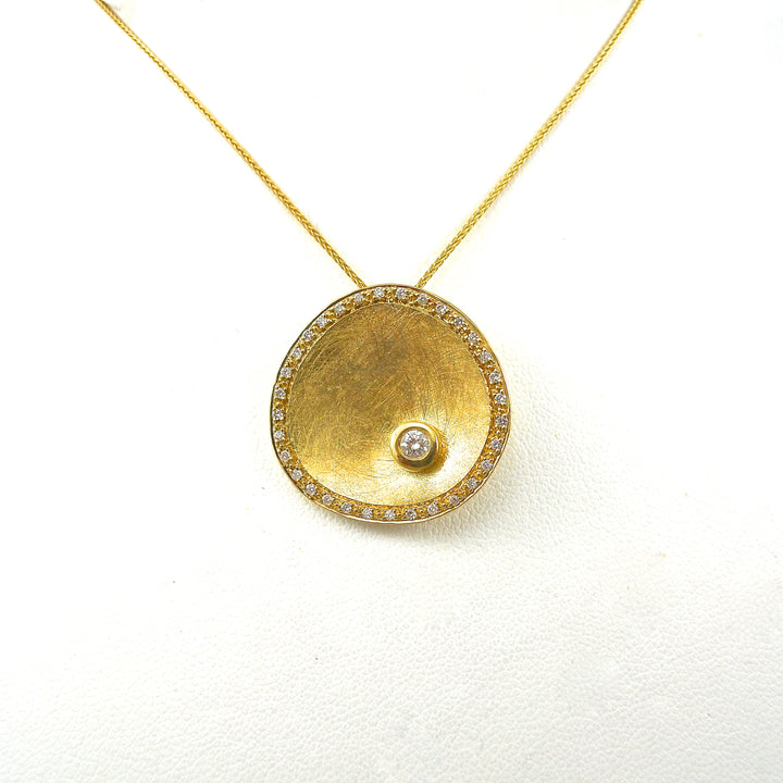 Gold and Diamond Necklace