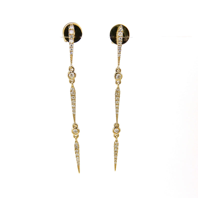 Diamond Arrow Earrings