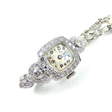 Load image into Gallery viewer, Tiffany watch antique with diamonds