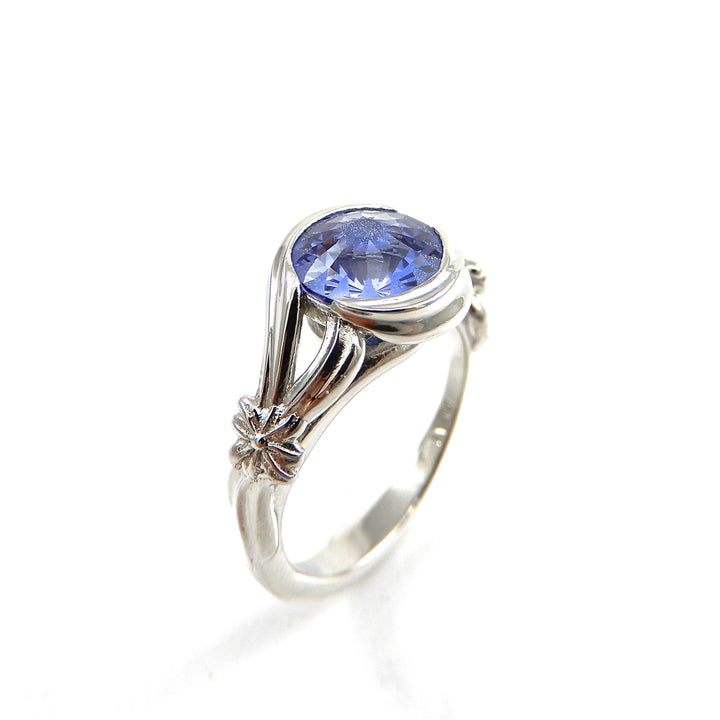 custom sapphire engagement ring
