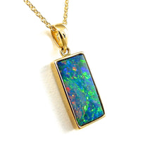 Load image into Gallery viewer, Australian Black Opal Doublet