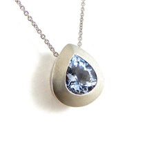 Load image into Gallery viewer, Infinity Blue Beryl Slide Pendant