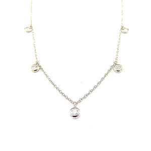 Diamond drop Necklace